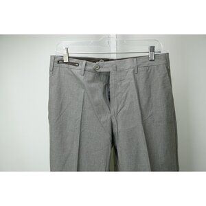 PT01 Pantaloni Torino Solid Gray Cotton Pants Sz 48 Brand New